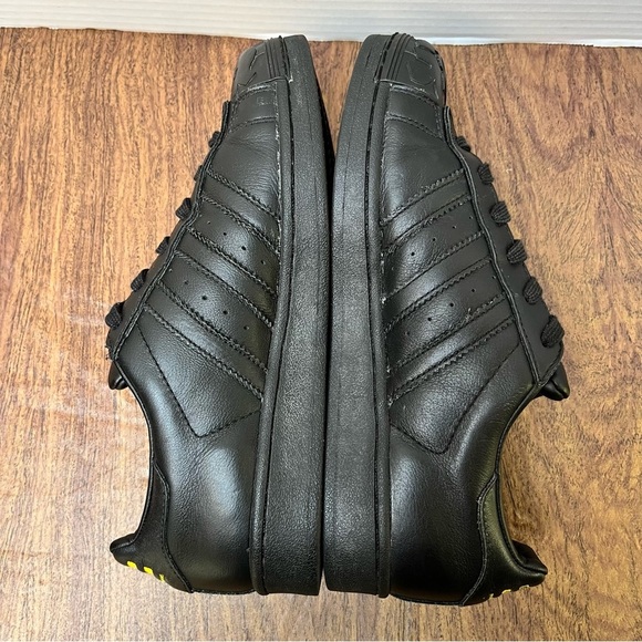 Adidas Superstar Pharrell Williams Supershell Black Yellow Shoes Size 6.5 - Picture 7 of 13